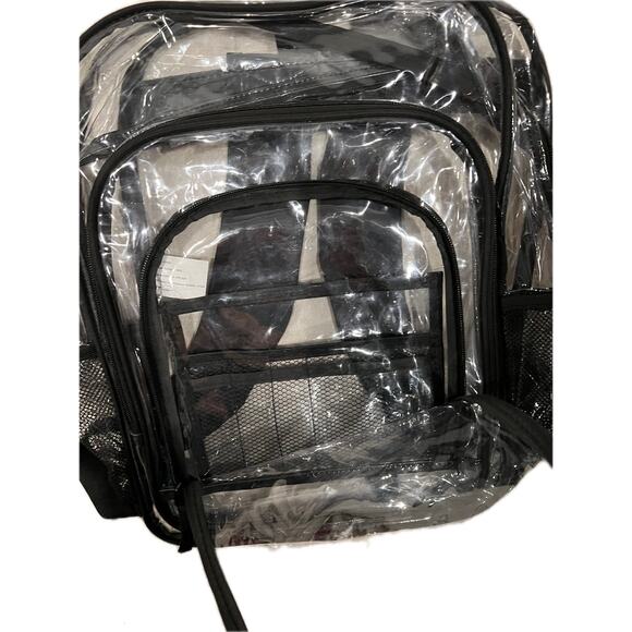 Clear See-Through School Backpack - Picture 3 of 5